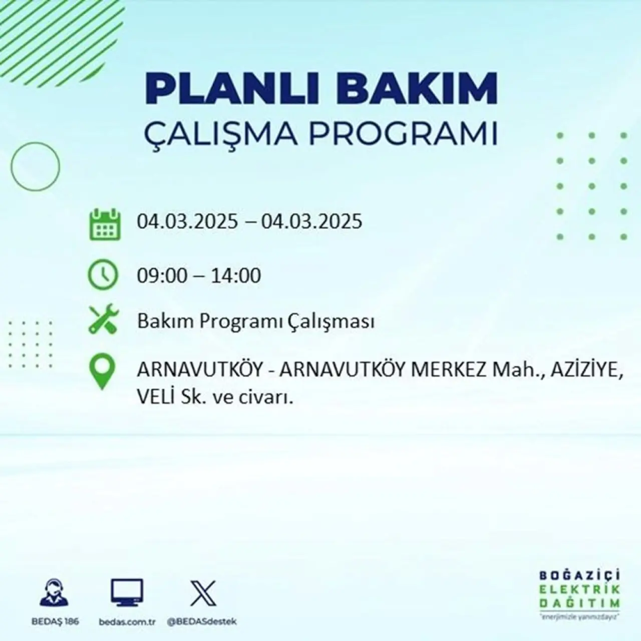 Bu ilçelerde oturanlar dikkat! İstanbul'un 21 ilçesinde elektrik kesintisi (4 Mart BEDAŞ planlı kesinti programı) - 3